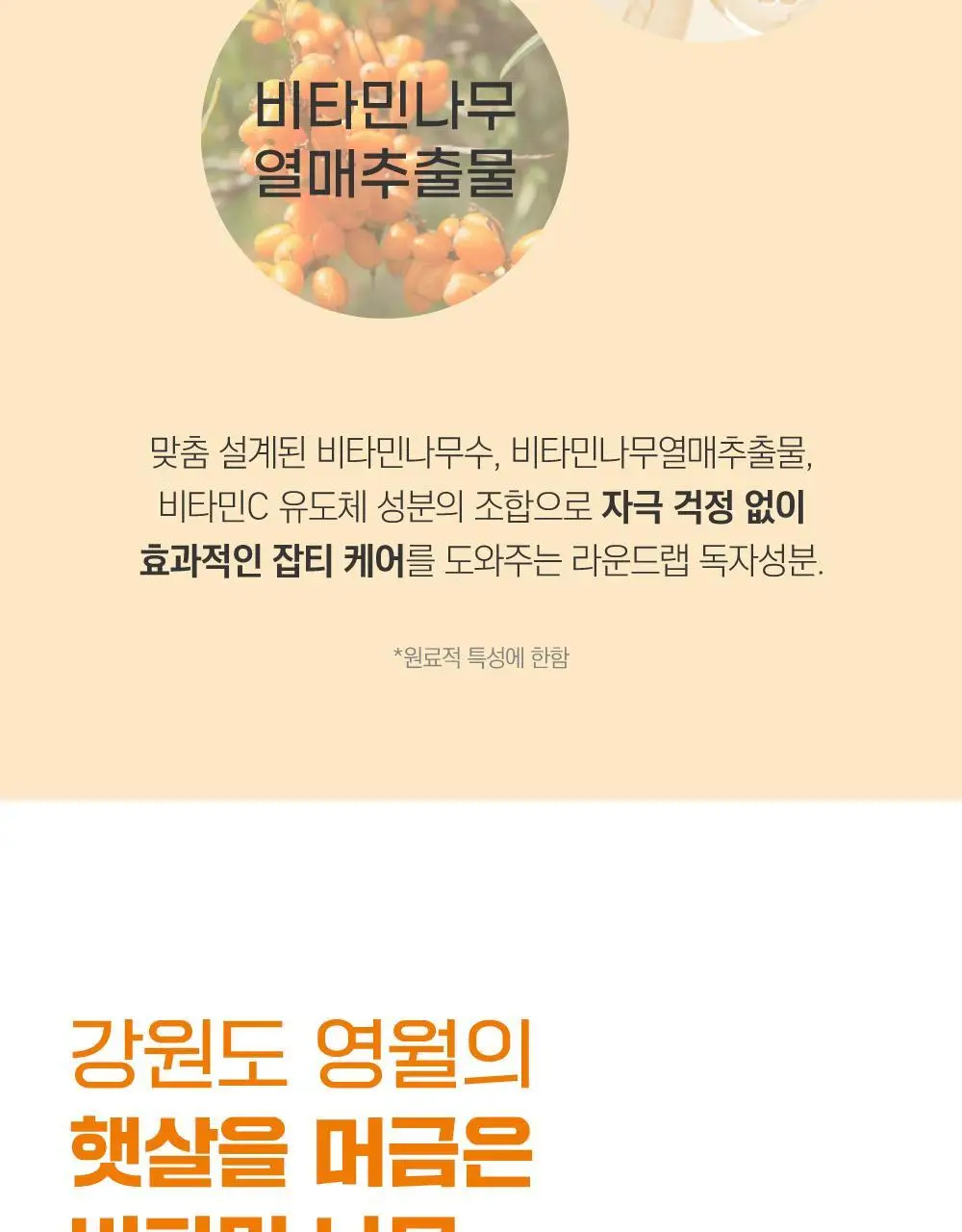 [잡티청소] 라운드랩 비타 나이아신 잡티 세럼 30ml 기획 (+잡티크림 10ml) 상세페이지 6